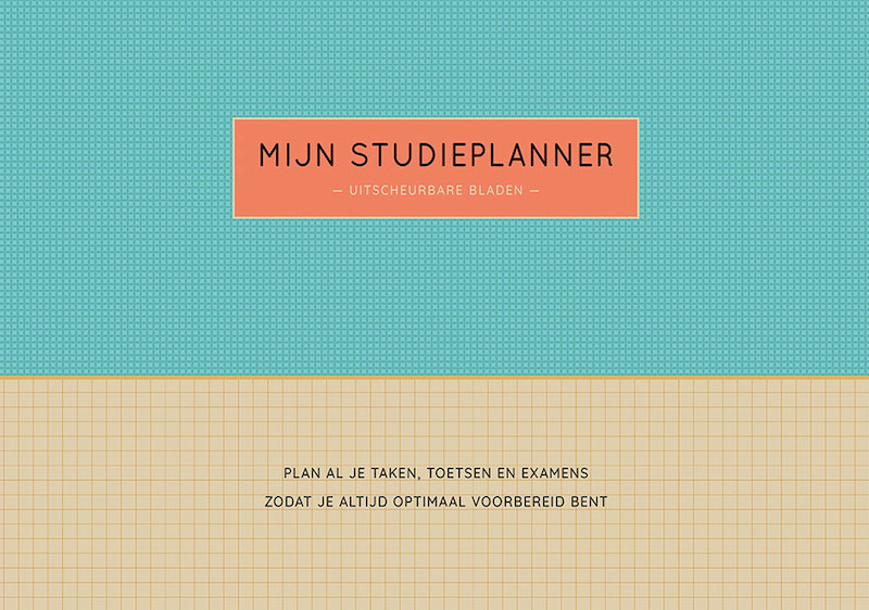 Mijn studieplanner (met uitscheurbare bladen) - (ISBN 9789044755961)