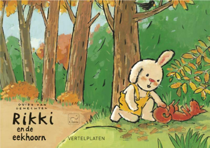 Vertelplaten Rikki en de eekhoorn - Guido van Genechten (ISBN 9789044813784)