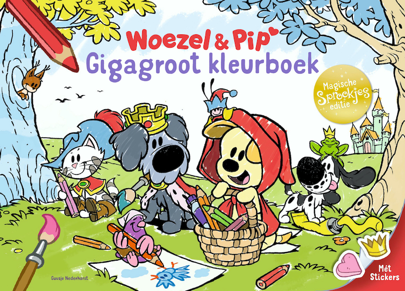 Gigagroot kleurboek Sprookjes - Guusje Nederhorst (ISBN 9789493216372)
