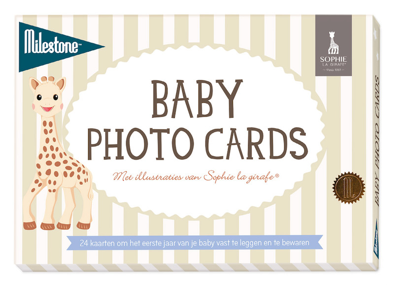 Sophie la girafe® Baby Photo Cards by Milestone™ - (ISBN 9789491931284)