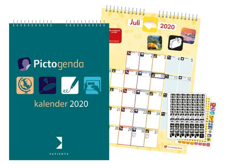 Pictogenda Kalender 2020 DE - Martina Tittse-Linsen (ISBN 9789492711519)