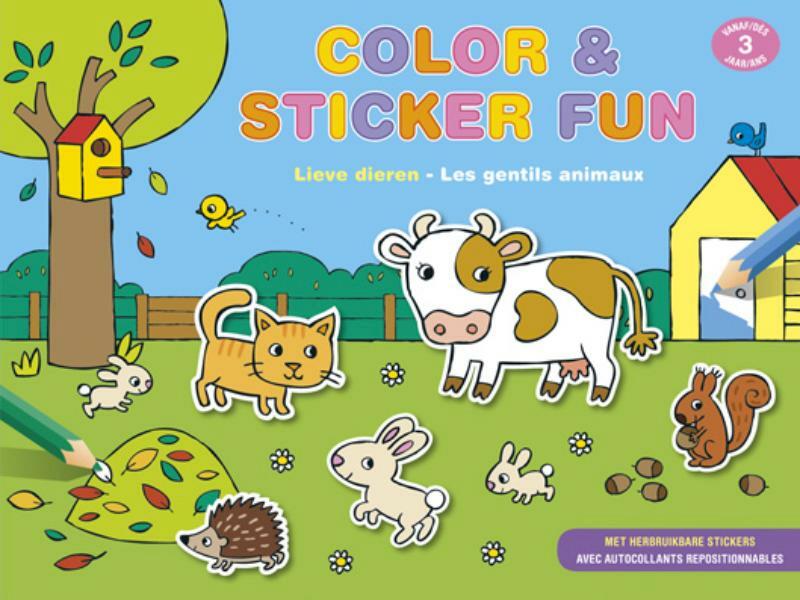 Color & Sticker fun - (ISBN 9789044732702)