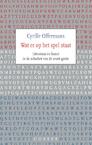 Wat er op het spel staat - Cyrille Offermans (ISBN 9789059365100)