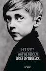 Het beste wat we hebben (e-Book) - Griet Op de Beeck (ISBN 9789044629385)