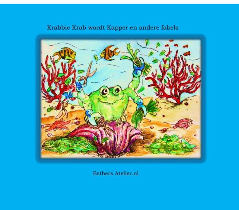 Krabbie Krab wordt Kapper (e-Book) - Esther van Duin