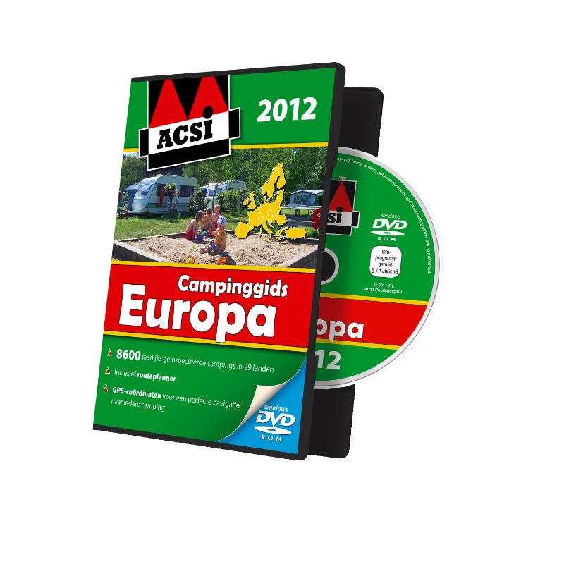 ACSI Camping dvd-rom Europa 2012