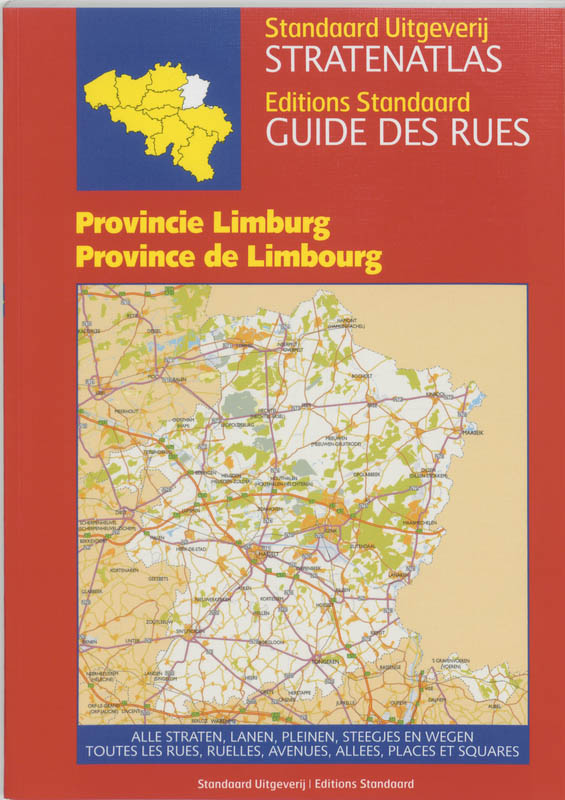 Stratenatlas provincie Limburg